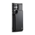Samsung Galaxy S25 Ultra Caseme C22-etui RFID-kortpung - Sort