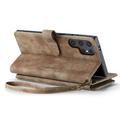 Samsung Galaxy S25 Ultra Caseme C30 Multifunktionel Pung - Brun