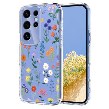 Samsung Galaxy S25 Ultra TPU-cover med blomstermønster
