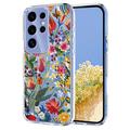 Samsung Galaxy S25 Ultra TPU-cover med blomstermønster