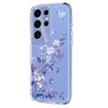 Samsung Galaxy S25 Ultra TPU-cover med blomstermønster - Lilla