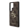 Samsung Galaxy S25 Ultra Guess 4G Big Metal Logo Hybrid Cover - Brun