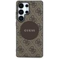 Samsung Galaxy S25 Ultra Guess 4G Round Patch Classic Logo Cover - MagSafe-kompatibel