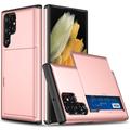 Samsung Galaxy S25 Ultra Hybrid Cover med Glidende Kortslot