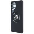 Samsung Galaxy S25 Ultra Karl Lagerfeld Double Heads Flydende Silikone MagSafe Cover