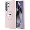 Samsung Galaxy S25 Ultra Karl Lagerfeld Double Heads Flydende Silikone MagSafe Cover