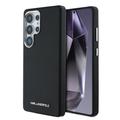 Samsung Galaxy S25 Ultra Karl Lagerfeld Saffiano Metal Logo Cover - Sort