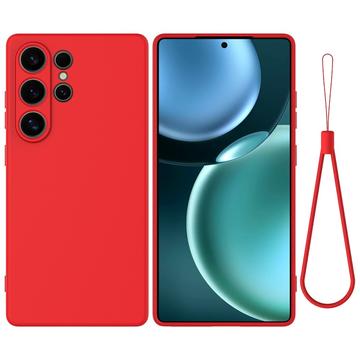 Samsung Galaxy S25 Ultra Flydende silikone cover med håndrem