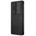 Samsung Galaxy S25 Ultra Nillkin Qin Pro Flip Cover - Sort