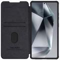 Samsung Galaxy S25 Ultra Nillkin Qin Pro Flip Cover - Sort