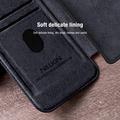 Samsung Galaxy S25 Ultra Nillkin Qin Pro Flip Cover - Sort