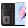 Samsung Galaxy S25 Ultra Pung Etui med Prikket Mønster - Sort