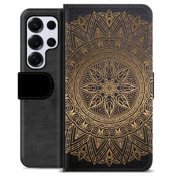 Samsung Galaxy S25 Ultra Premium Flip Cover med Pung - Mandala