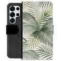 Samsung Galaxy S25 Ultra Premium Flip Cover med Pung - Tropic