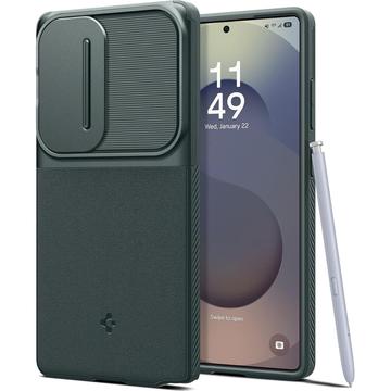 Samsung Galaxy S25 Ultra Spigen Optik Armor Cover - Afgrund grøn