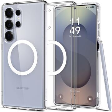 Samsung Galaxy S25 Ultra Spigen Ultra Hybrid Mag Cover - Hvid / Klar