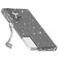 Samsung Galaxy S25 Ultra Stylish Glitter Series Hybrid Cover - Sort