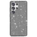 Samsung Galaxy S25 Ultra Stylish Glitter Series Hybrid Cover - Sort