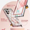 Samsung Galaxy S25 Ultra Supcase Cosmo Mag Hybrid Cover - Pink marmor