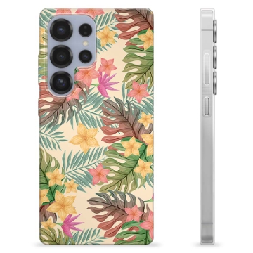 Samsung Galaxy S25 Ultra TPU Cover - Lyserøde Blomster