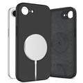 iPhone 16e Tech-Protect flydende silikone cover - MagSafe-kompatibel - Sort