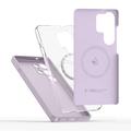 Samsung Galaxy S25 Ultra Tech-Protect flydende silikoneetui - MagSafe-kompatibel - Mauve