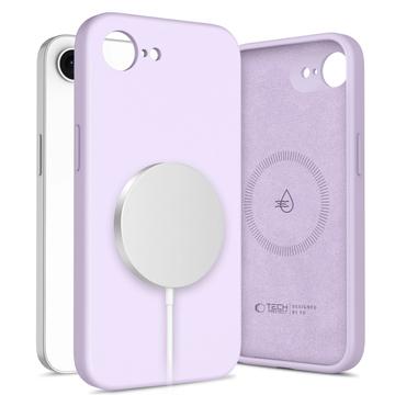 iPhone 16e Tech-Protect flydende silikone cover - MagSafe-kompatibel - Mauve