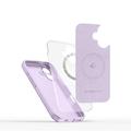 iPhone 16e Tech-Protect flydende silikone cover - MagSafe-kompatibel - Mauve