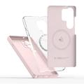 Samsung Galaxy S25 Ultra Tech-Protect flydende silikoneetui - MagSafe-kompatibel - Pink Perle