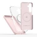 iPhone 16e Tech-Protect flydende silikone cover - MagSafe-kompatibel - Pink Perle