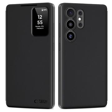 Samsung Galaxy S25 Ultra Tech-Protect Smart Flip Cover - Sort
