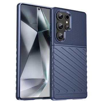 Samsung Galaxy S25 Ultra Thunder Series TPU Cover - Blå