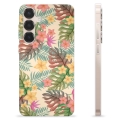 Samsung Galaxy S25+ TPU Cover - Lyserøde Blomster