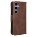 Samsung Galaxy S25+ Kortholder Pung Etui - Brun