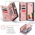 Samsung Galaxy S25+ Caseme 008 2-i-1 Multifunktionel Pung - Pink
