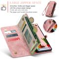 Samsung Galaxy S25+ Caseme 008 2-i-1 Multifunktionel Pung - Pink