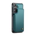 Samsung Galaxy S25+ Caseme C22-etui RFID-kortpung - grøn