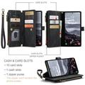 Samsung Galaxy S25+ Caseme C30 Multifunktionel Pung - Sort