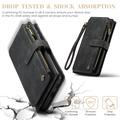 Samsung Galaxy S25+ Caseme C30 Multifunktionel Pung - Sort