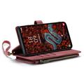 Samsung Galaxy S25+ Caseme C30 Multifunktionel Pung - Rød