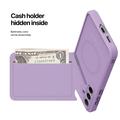 Samsung Galaxy S25+ Dux Ducis Rafi II magnetisk etui med kickstand og kortholdere - Lilla