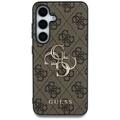 Samsung Galaxy S25+ Guess 4G Big Metal Logo Hybrid Cover - Brun