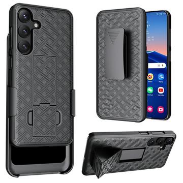 Samsung Galaxy S25+ Hybrid Cover med Bælteklips - Grå