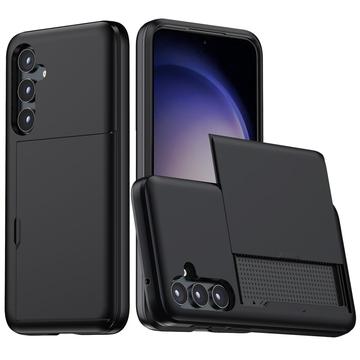 Samsung Galaxy S25+ Hybrid Cover med Glidende Kortslot