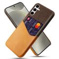 Samsung Galaxy S25+ KSQ Cover med Kortholder - Orange