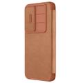 Samsung Galaxy S25+ Nillkin Qin Pro Flip Cover - Brun