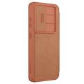 Samsung Galaxy S25+ Nillkin Qin Pro Flip Cover - Brun