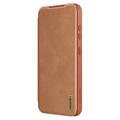 Samsung Galaxy S25+ Nillkin Qin Pro Flip Cover - Brun
