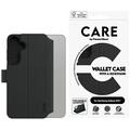 Samsung Galaxy S25+ PanzerGlass Care Feature Pung etui med stativ - Sort