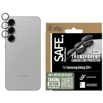 Samsung Galaxy S25+ PanzerGlass Safe Kameralinsebeskytter - Gennemsigtig